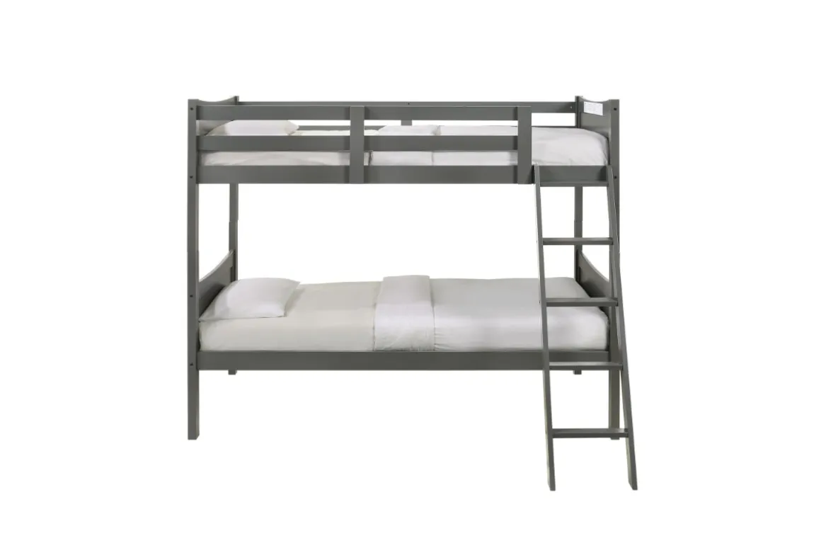 Sami Bunk Bed W/ Ladder In Espresso, Twin/ Twin