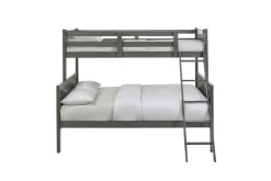 Sami Bunk Bed W/ Ladder In Espresso, Twin/ Twin