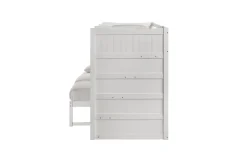 Sami Bunk Bed W/ Storage Steps In Espresso, Twin/Twin, Right Facing