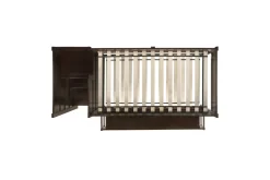 Sami Bunk Bed W/ Storage Steps In Espresso, Twin/Twin, Right Facing