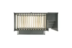 Sami Bunk Bed W/ Storage Steps In Espresso, Twin/Twin, Right Facing