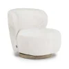 Sandra Swivel Chair In Utopia Sand