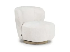 Sandra Swivel Chair In Utopia Sand
