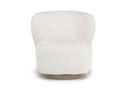 Sandra Swivel Chair In Utopia Sand