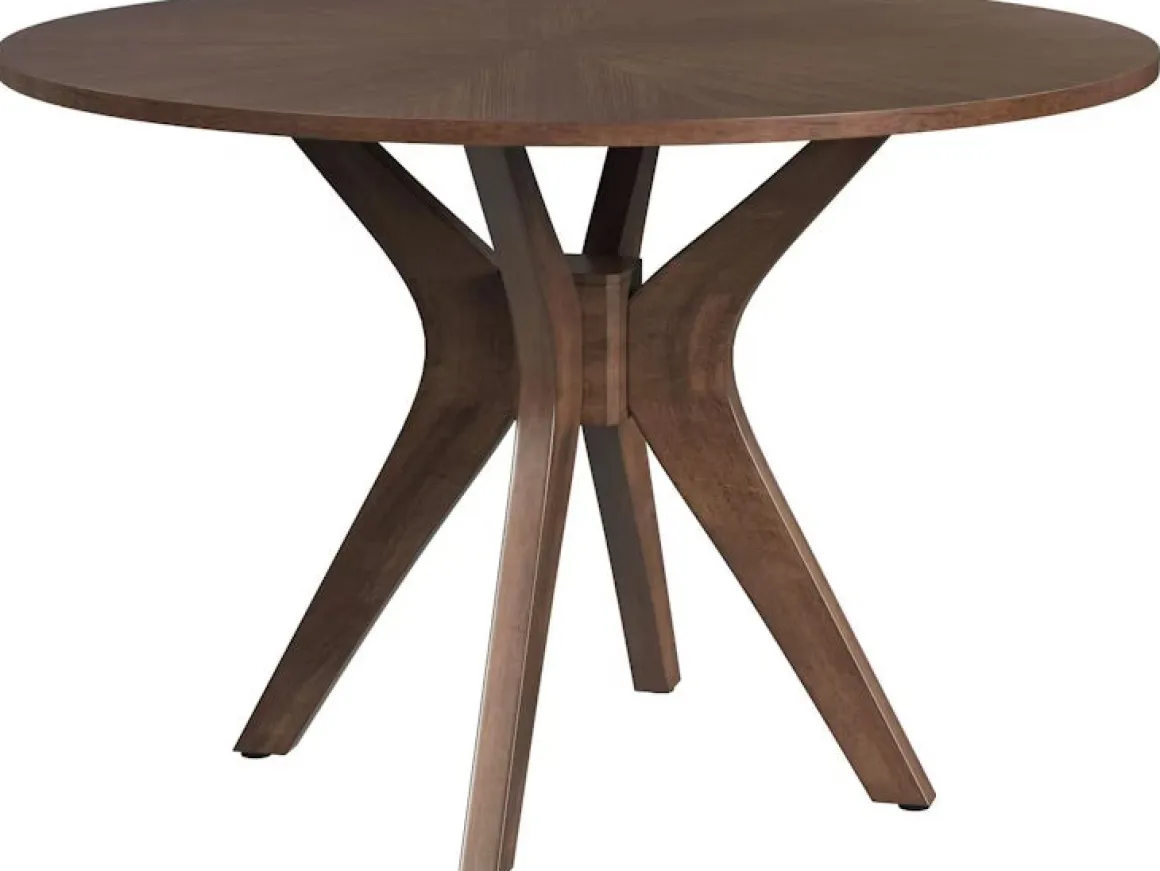Santa Barbara Round Dining Table In Walnut