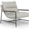 Sanya Accent Chair In Nathan Ginger
