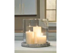 Saskia Xl Candleholders In Beige