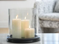 Saskia Xl Candleholders In Beige