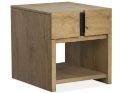 Sawyer Rectangle End Table In Rustic Caramel