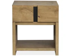 Sawyer Rectangle End Table In Rustic Caramel