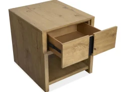 Sawyer Rectangle End Table In Rustic Caramel