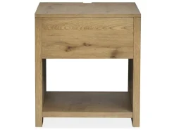Sawyer Rectangle End Table In Rustic Caramel