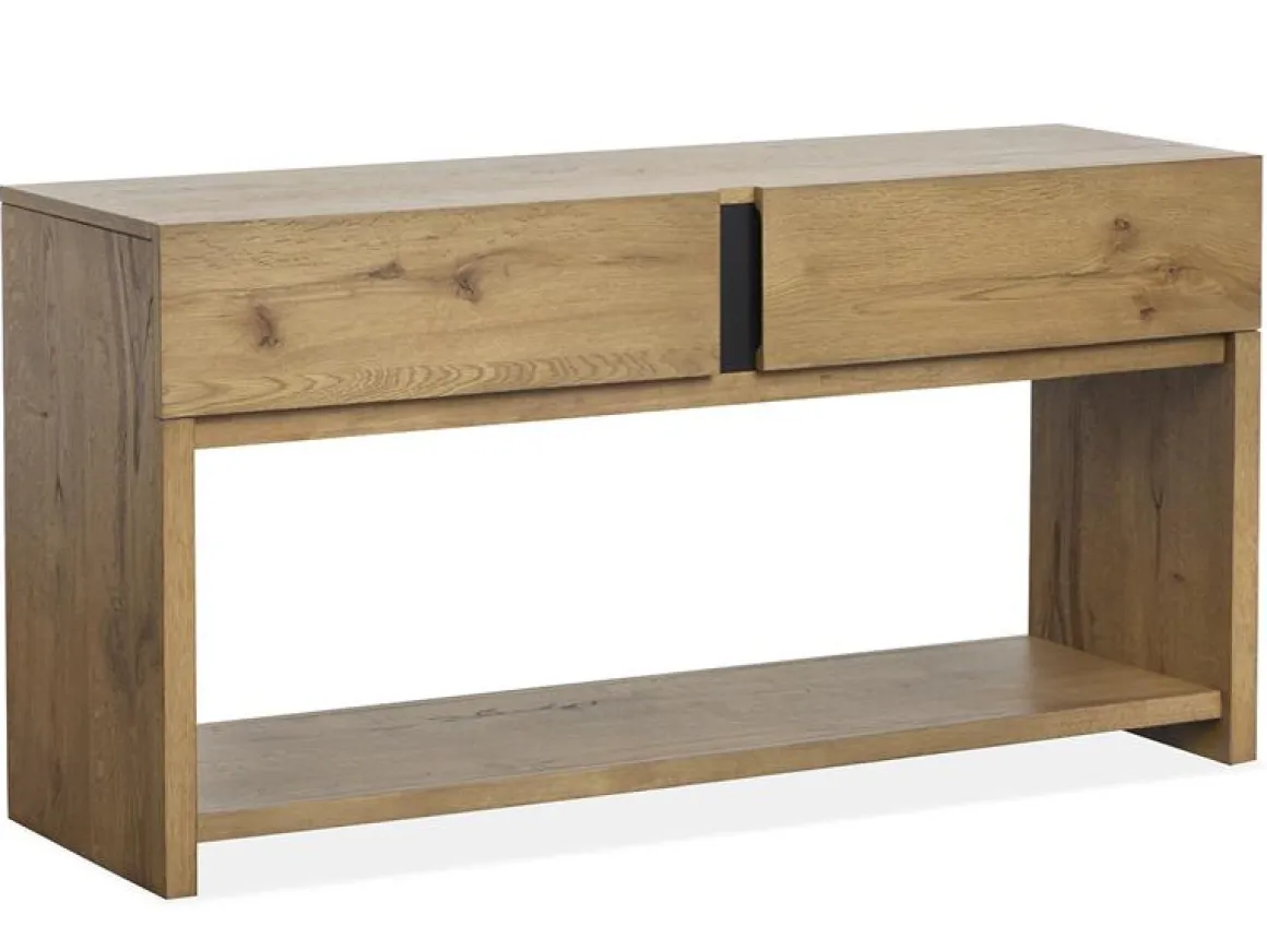 Sawyer Rectangle Sofa Table In Rustic Caramel