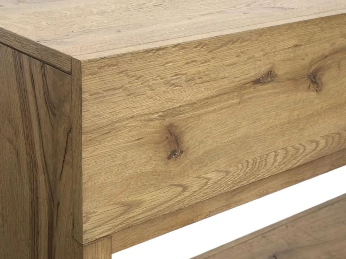 Sawyer Rectangle Sofa Table In Rustic Caramel