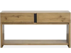 Sawyer Rectangle Sofa Table In Rustic Caramel