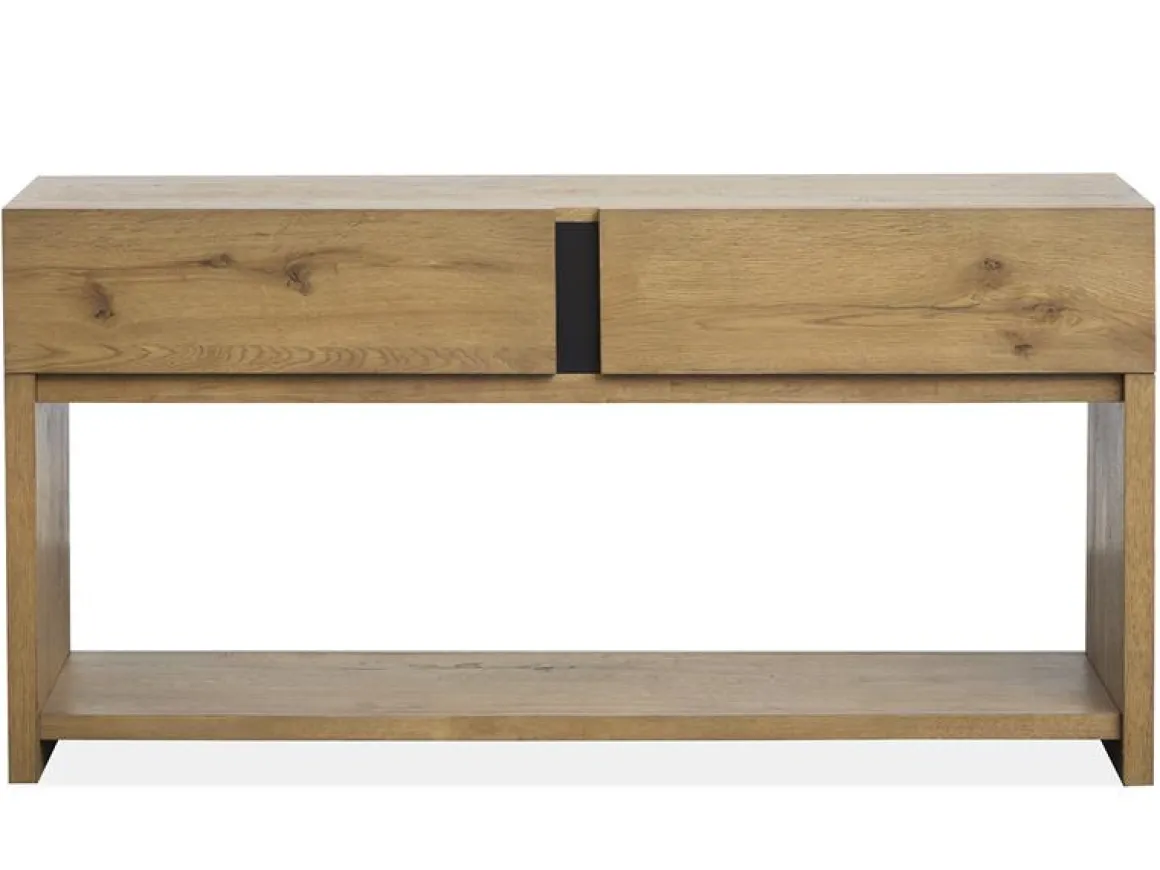 Sawyer Rectangle Sofa Table In Rustic Caramel