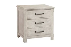 Scott Storage Bed, Dresser, Mirror & Nightstand In Walnut, Queen