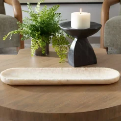 Scuplted Onyx Bowl In Natural