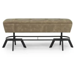 Sequoia Counter Height Dining Table, 4 Stools & Bench In Espresso