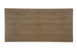 Serene Bay Outdoor Dining Table & 6 Arm Chairs In Dark Brown