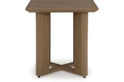 Serene Bay Outdoor End Table In Dark Brown