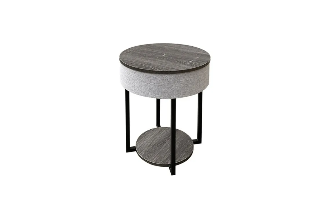 Sethlen Accent Table In Black/Gray