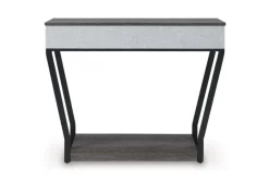 Sethlen Sofa Table In Gray/Black