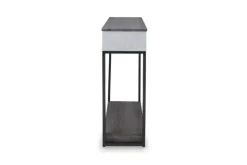Sethlen Sofa Table In Gray/Black