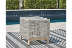 Seton Creek Outdoor End Table In Gray
