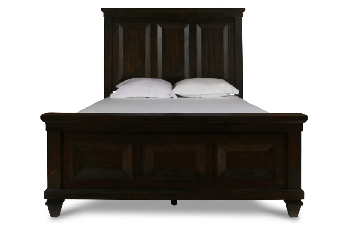 Sevilla Panel Bed In Walnut, Queen