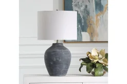 Shadowave Table Lamp In Black