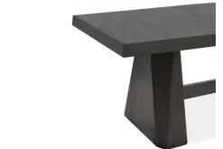 Shelby Dining Table & 4 Wood Back Chairs In Coffee Bean