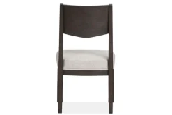 Shelby Side Chair In Coffee Bean, Wood Back