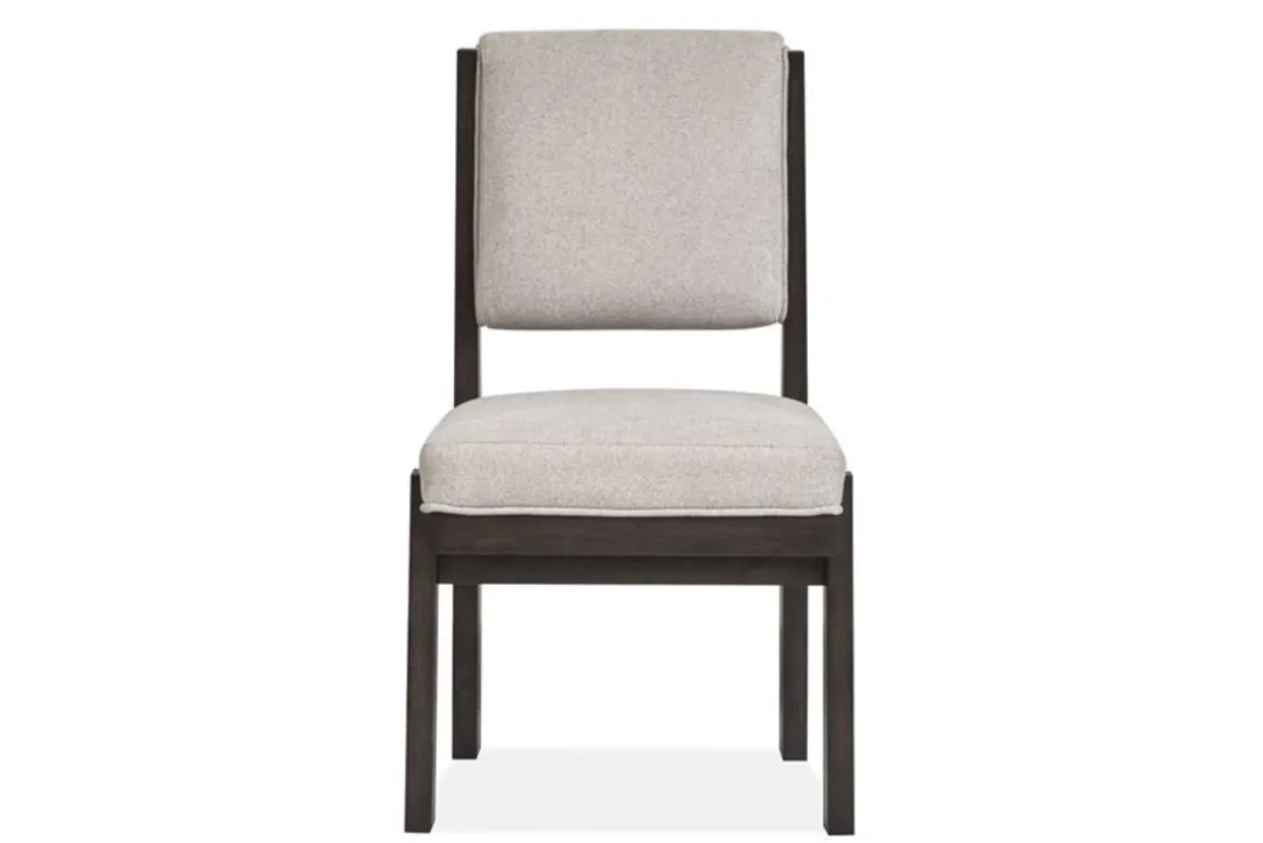 Shelby Trestle Dining Table & 4 Wood Back Chairs In Coffee Bean