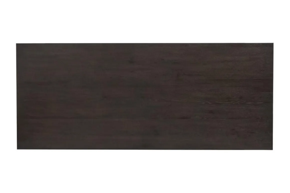 Shelby Trestle Dining Table & 4 Wood Back Chairs In Coffee Bean