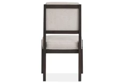 Shelby Trestle Dining Table, 4 Wood Back Chairs & 2 Upholstered Chairs In Coffee Bean