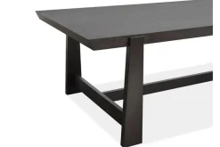 Shelby Trestle Dining Table In Coffee Bean