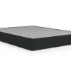 Sherwood Black Laminated Flat Foundation, Twin, High Profile