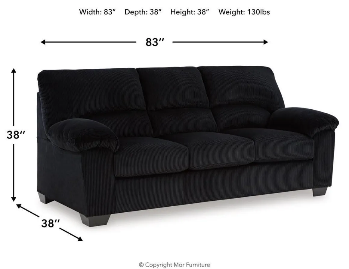Simple Joy Sofa In Onyx