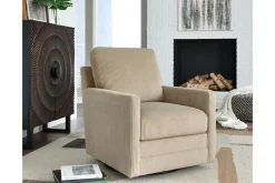 Simple Joy Swivel Chair In Sand