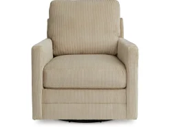 Simple Joy Swivel Chair In Sand