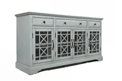 Skyy Media Console In Gray, 70 Inch