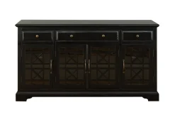 Skyy Media Console In Gray, 70 Inch