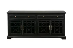 Skyy Media Console In Gray, 70 Inch