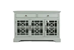 Skyy Media Console In Gray, 70 Inch