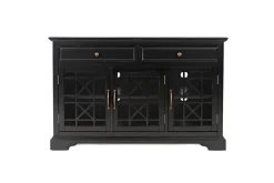 Skyy Media Console In Gray, 70 Inch