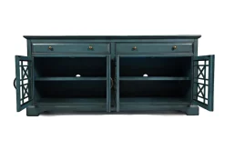 Skyy Media Console In Gray, 70 Inch