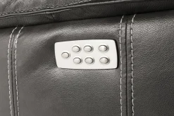 Sofia 3 Power Recliner In Brown Leather