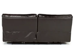 Sofia 3 Power Sofa In Brown Leather