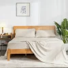 Soft Wash Sheets In White, Twin